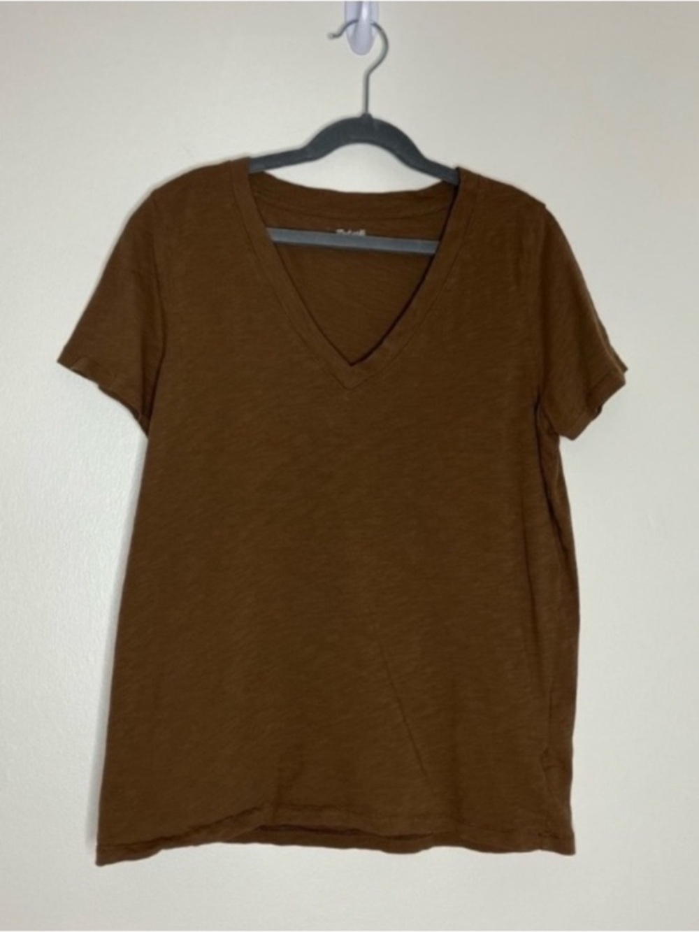 Madewell brown Whisper Cotton t-shirt XS